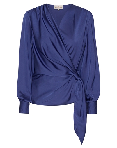 Ines Bluse - Midnight Blue - Karmamia Copenhagen